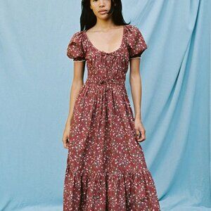 NWT Christy Dawn Brynne Dress Rouge Rosette Sz S